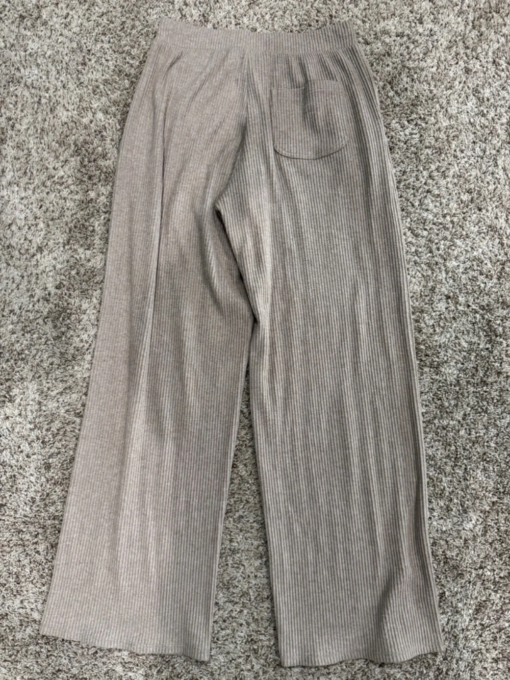 ALO YOGA Women's Muse Wide Leg Pant Gravel Heather size medium NWOT